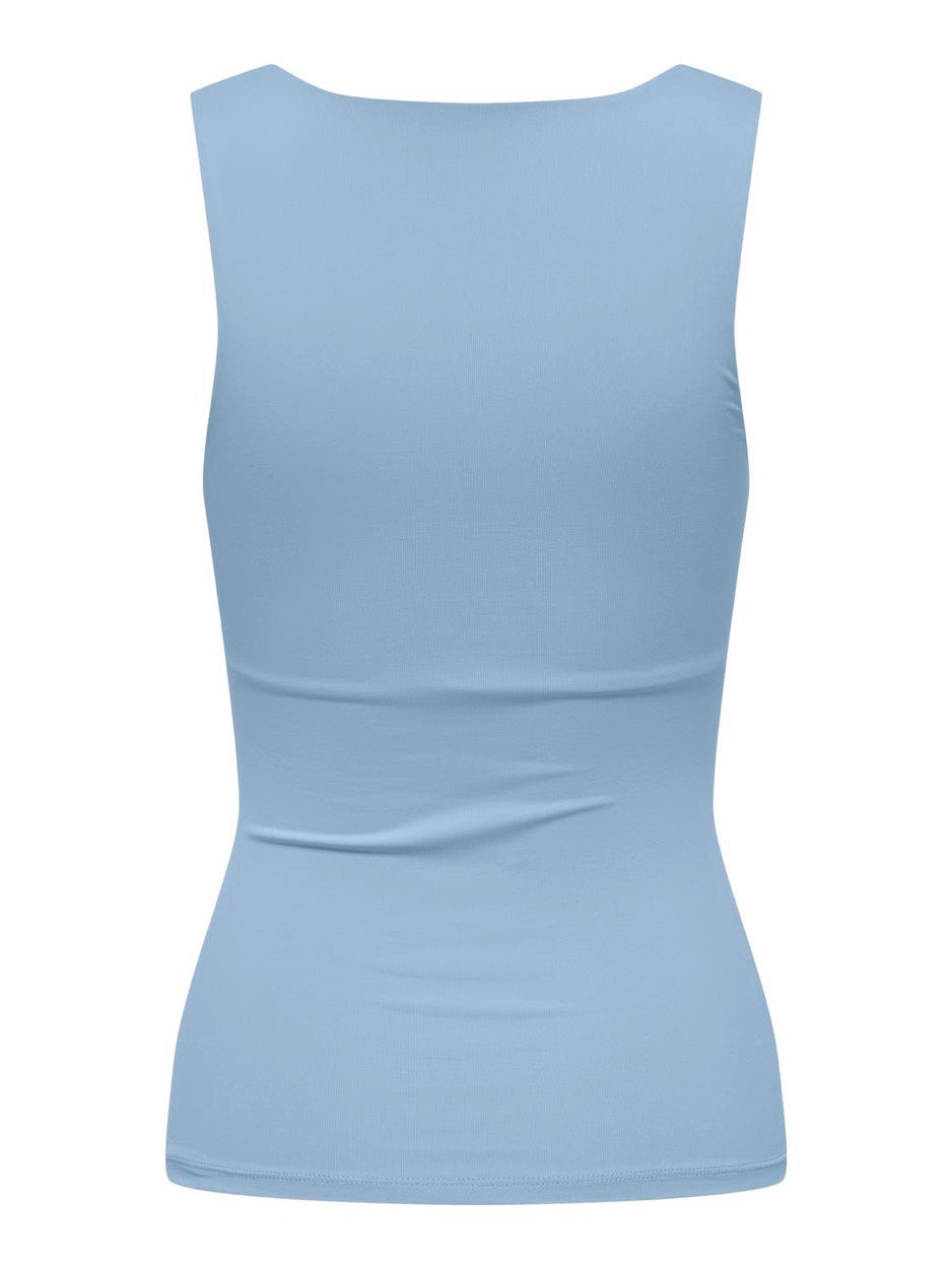 Onlea S/l 2-ways Fit Top Jrs Noos - Lichtblauw