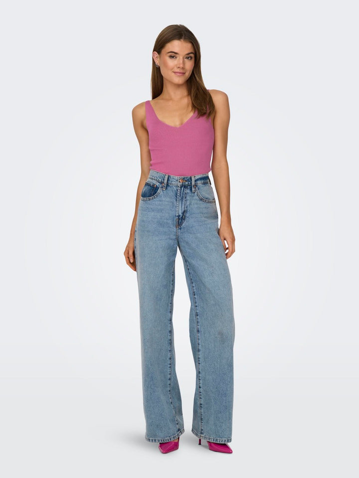 Jdynanna S/l Top Knt Noos - Roze