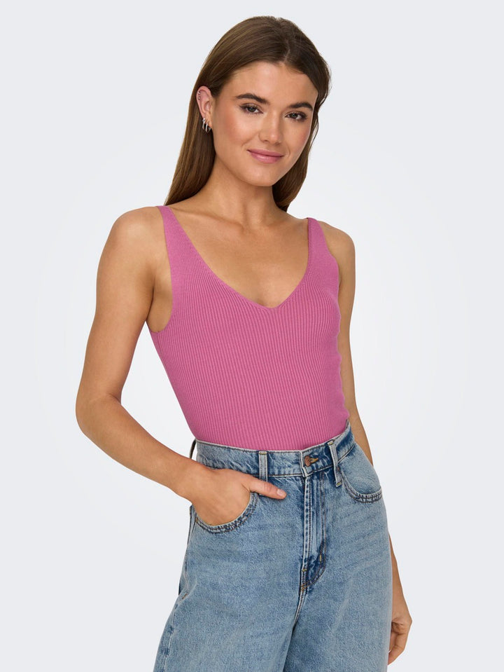Jdynanna S/l Top Knt Noos - Roze