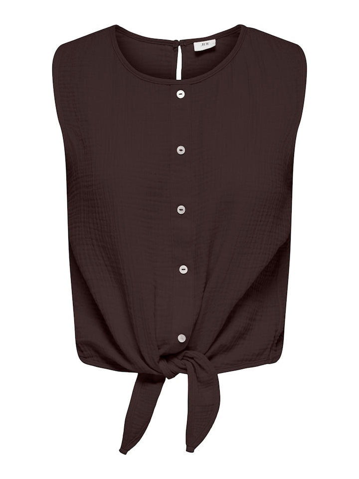 Jdytheis Life Knotbutton Top - Bruin