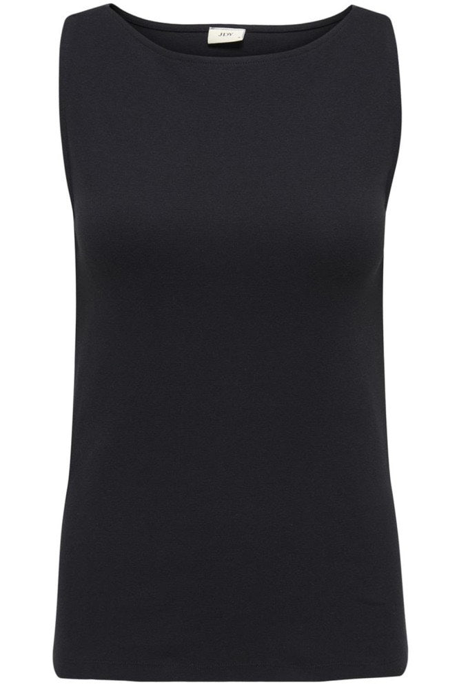 Jdytess Life S/l Boatneck Top Jrs - Zwart