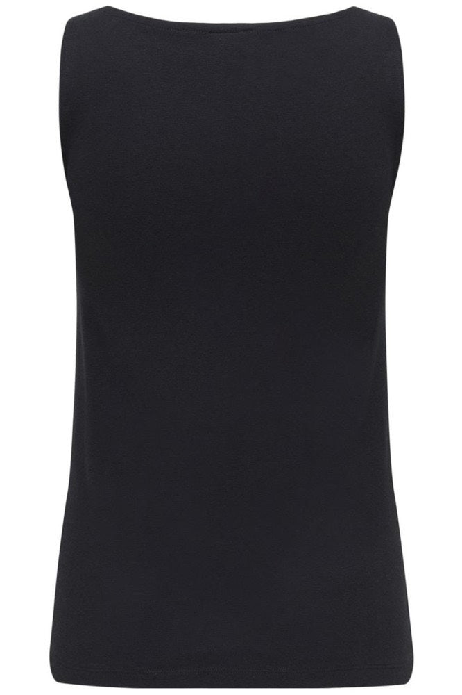 Jdytess Life S/l Boatneck Top Jrs - Zwart