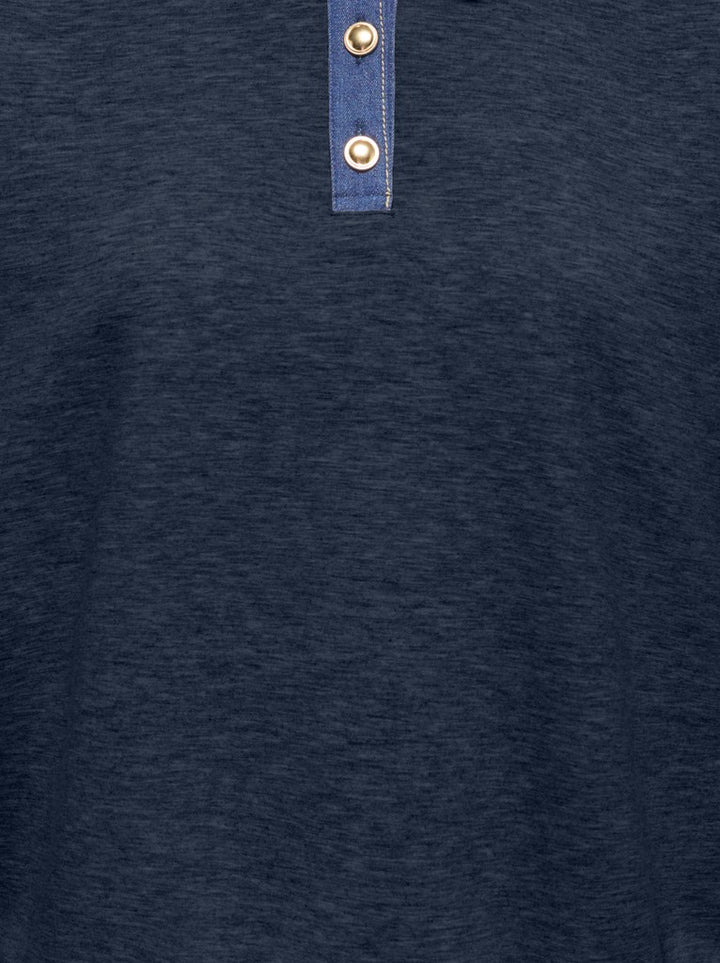Onlscarlet L/s Polo Mix Sweat Ub Pr Swt - Navy