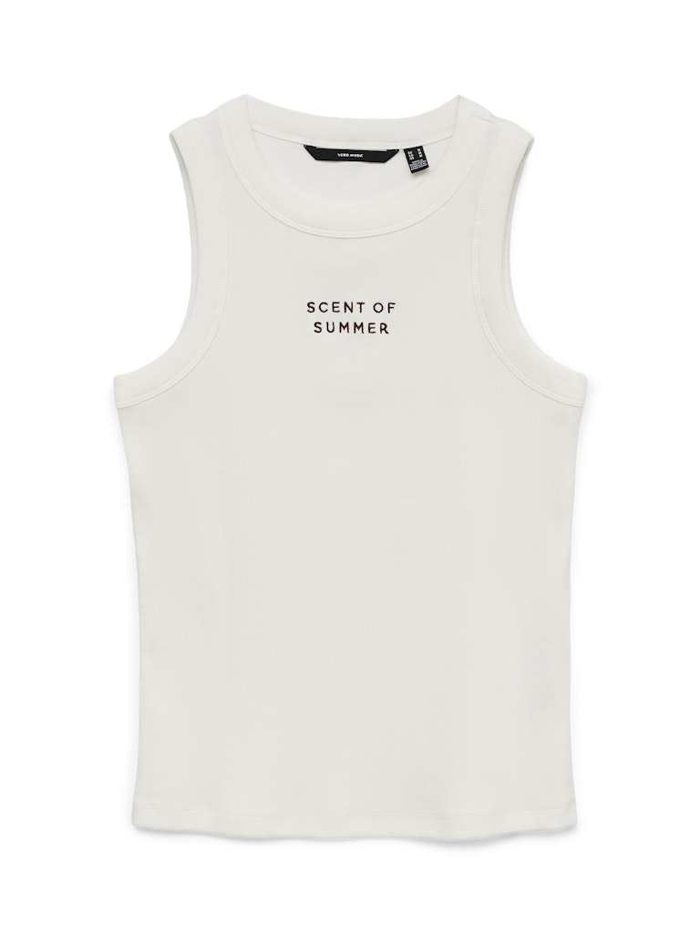 Vmnira Caisa Sl Tank Top Box Jrs - Off-white