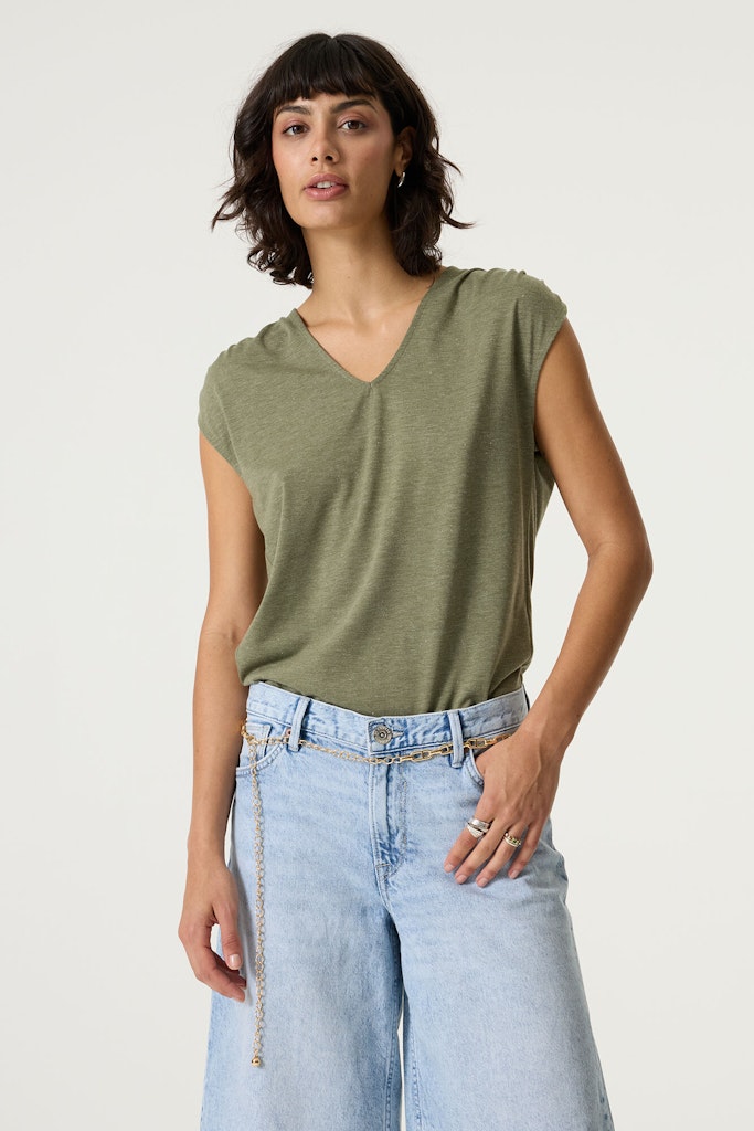 R260208 Ladies T-shirt - Olijf