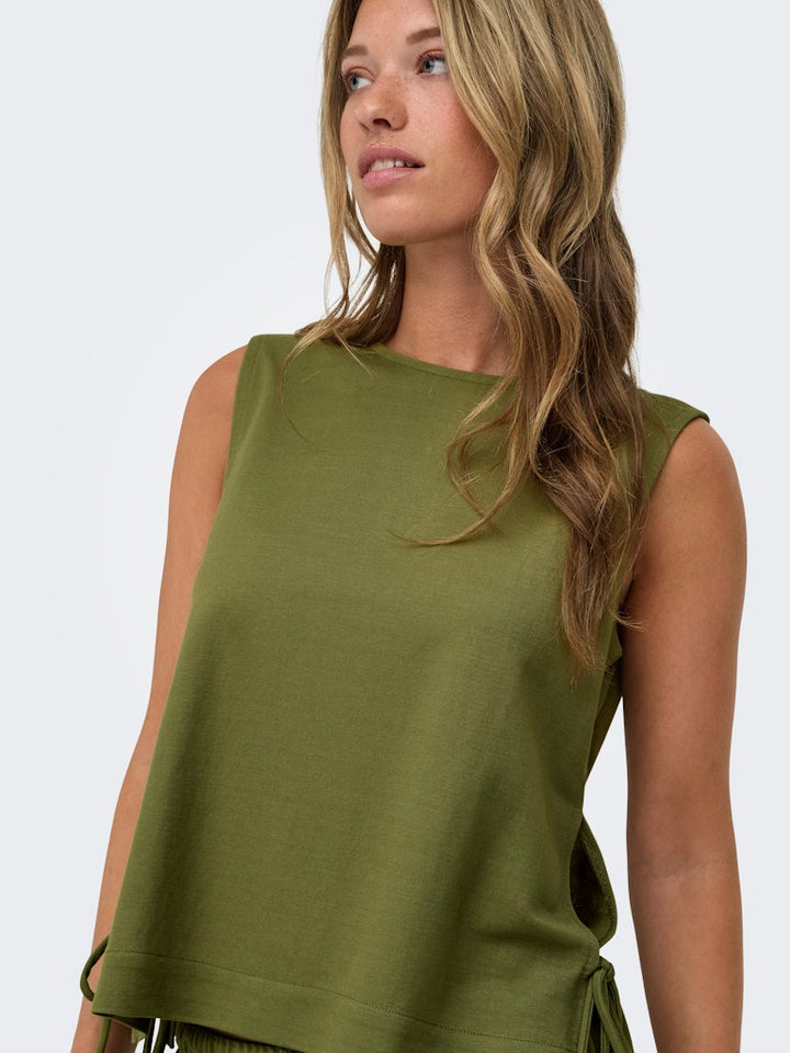 Jdyleslie S/l Bow Top Jrs Noos - Olijf