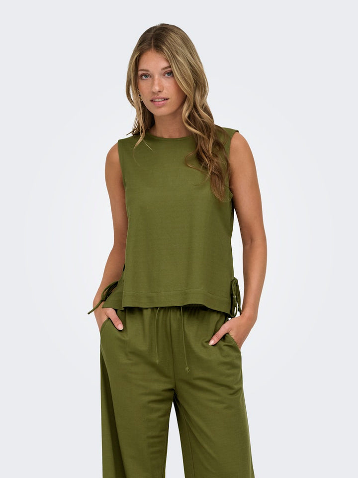 Jdyleslie S/l Bow Top Jrs Noos - Olijf