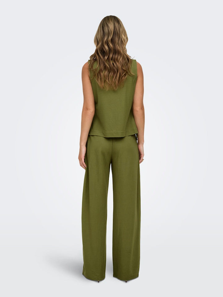Jdyleslie S/l Bow Top Jrs Noos - Olijf