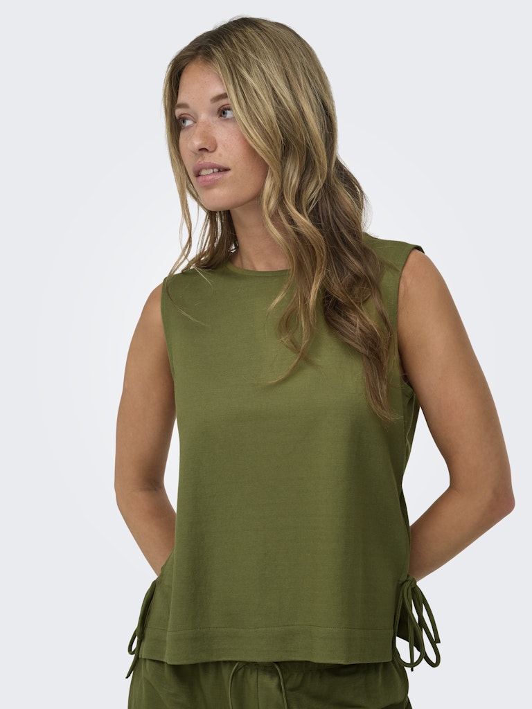 Jdyleslie S/l Bow Top Jrs Noos - Olijf