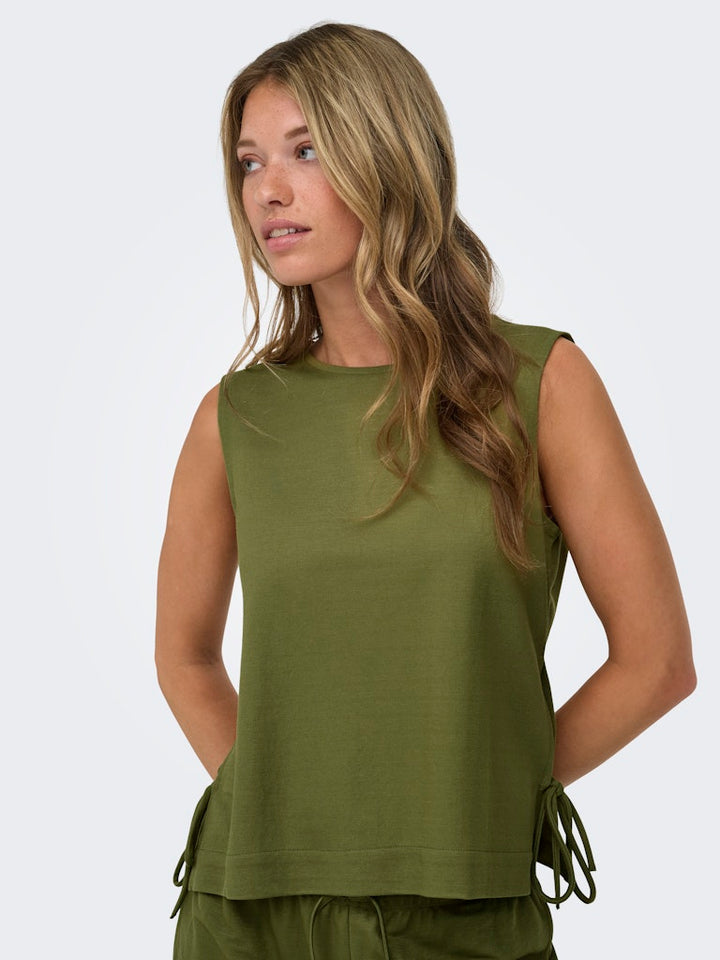 Jdyleslie S/l Bow Top Jrs Noos - Olijf