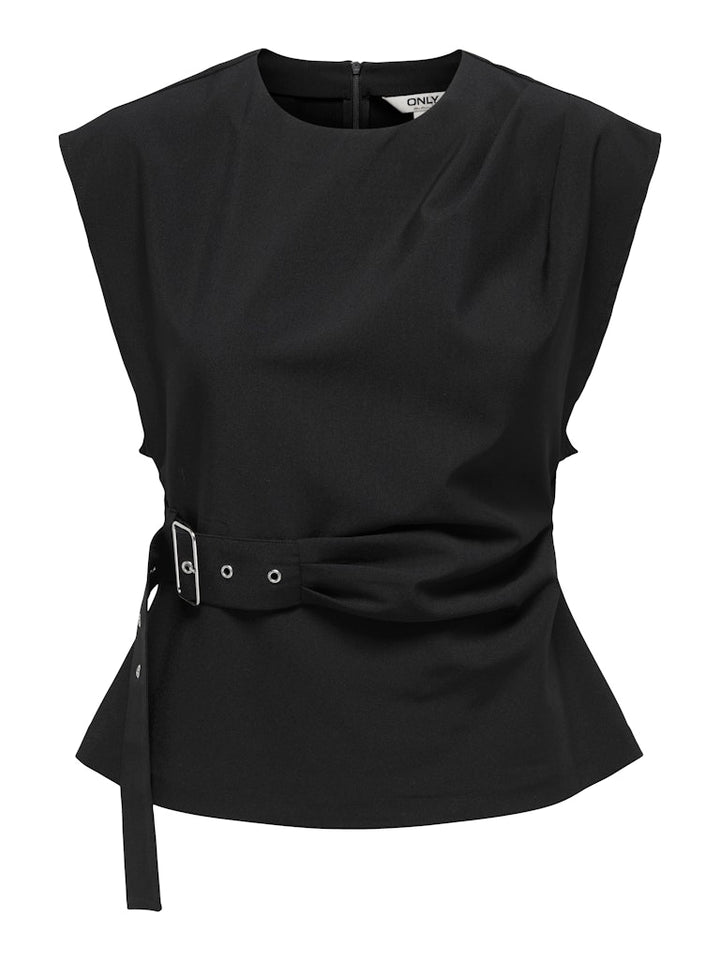 Onlterra S/l Belt Top Wvn Sud - Zwart
