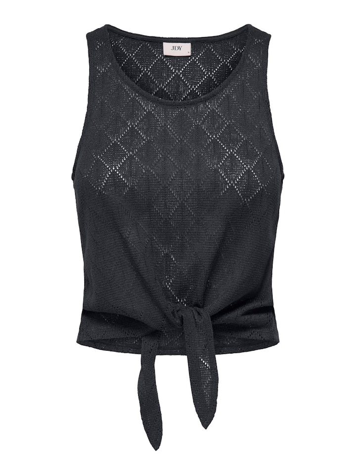 Jdyviola Life S/l Knot Top Jrs - Zwart