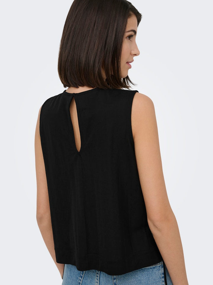 Jdyleslie S/l Bow Top Jrs Noos - Zwart