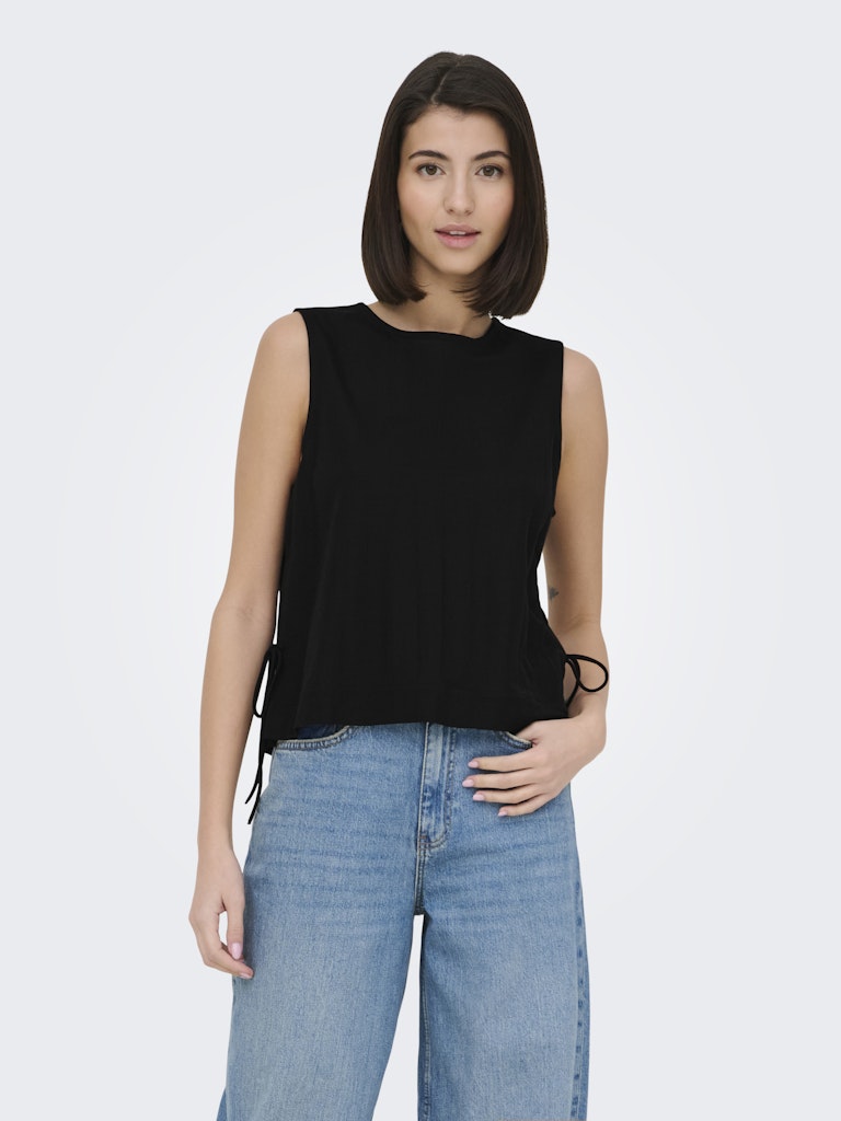 Jdyleslie S/l Bow Top Jrs Noos - Zwart