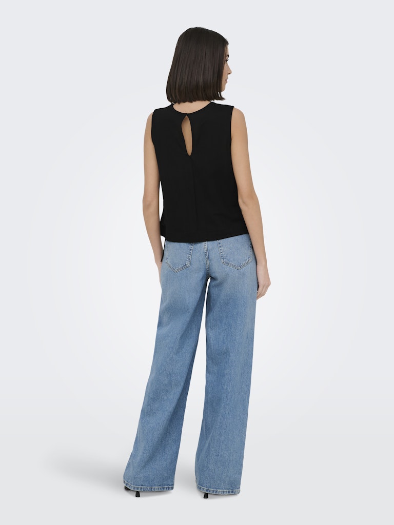 Jdyleslie S/l Bow Top Jrs Noos - Zwart