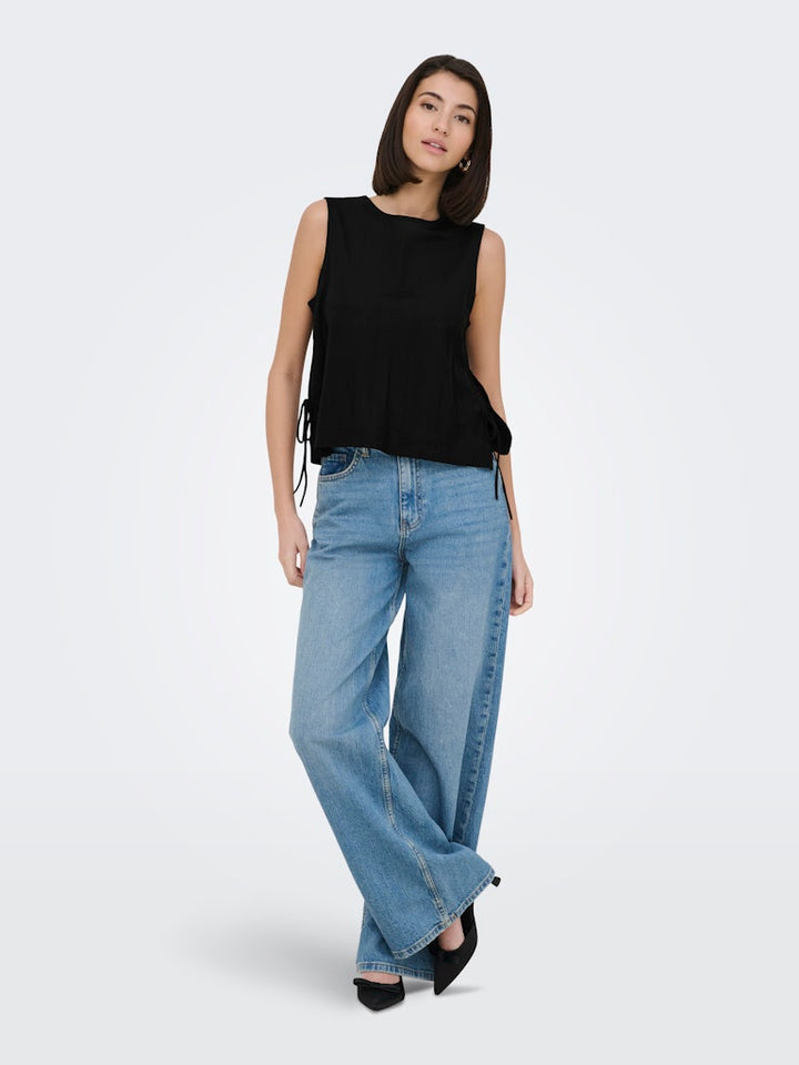 Jdyleslie S/l Bow Top Jrs Noos - Zwart