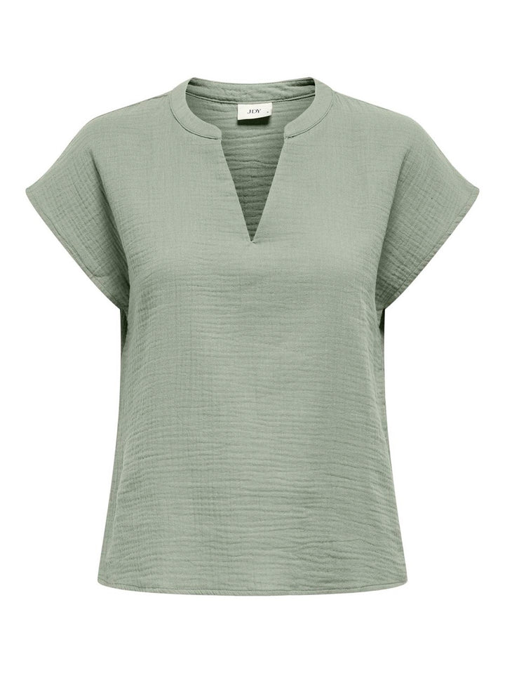 Jdytheis Life S/s Top Wvn Dia - Mint