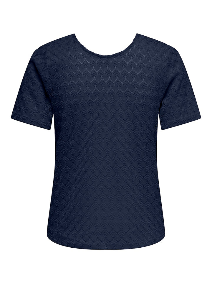 Jdyavery Life S/s Reversible Top Jrs - Navy