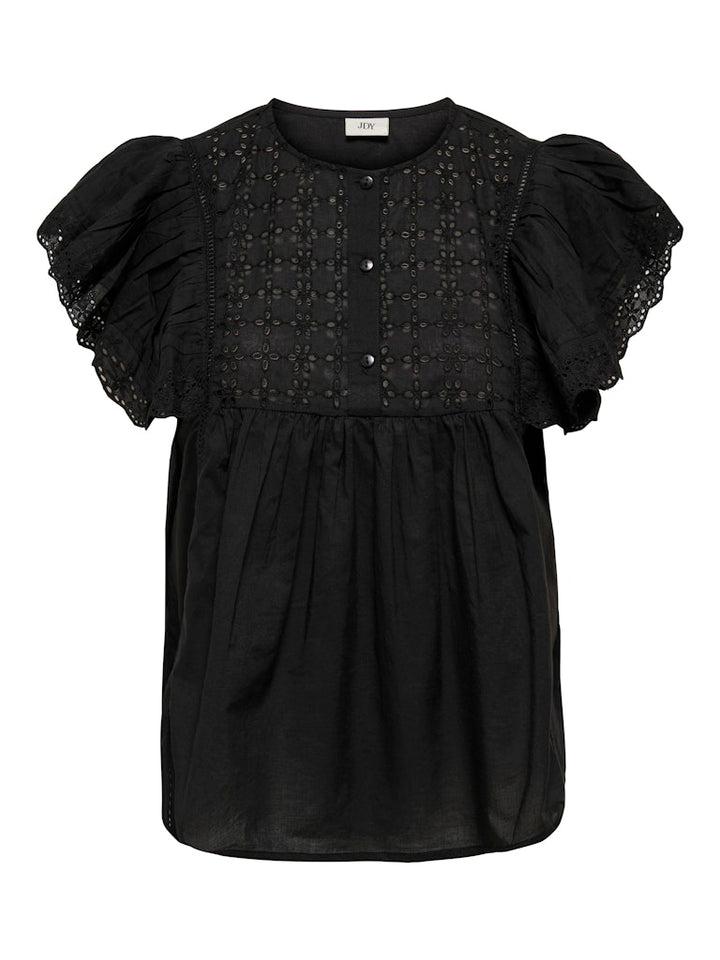 Jdysigga S/s Top Wvn - Zwart