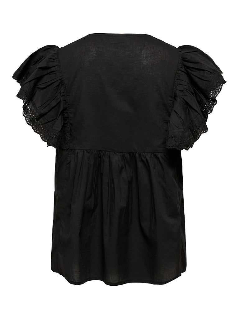 Jdysigga S/s Top Wvn - Zwart