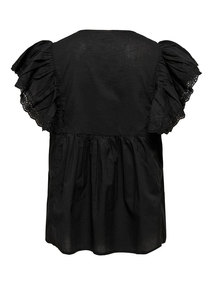 Jdysigga S/s Top Wvn - Zwart