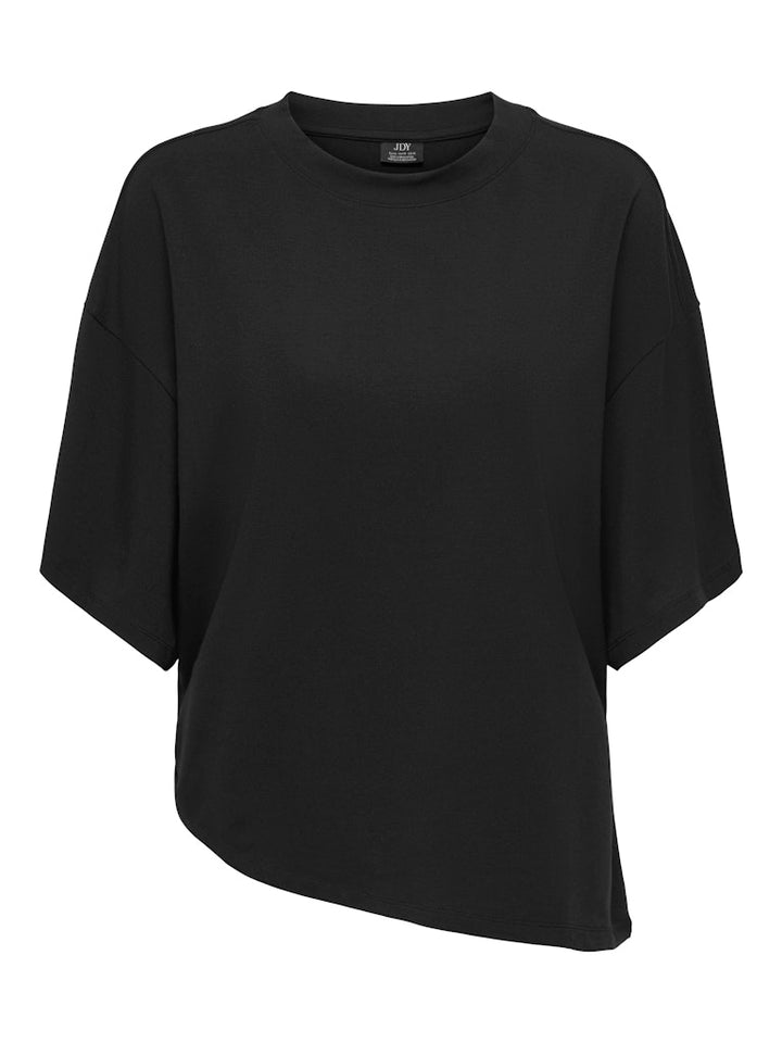 Jdyida S/s Assymetric Top Jrs - Zwart