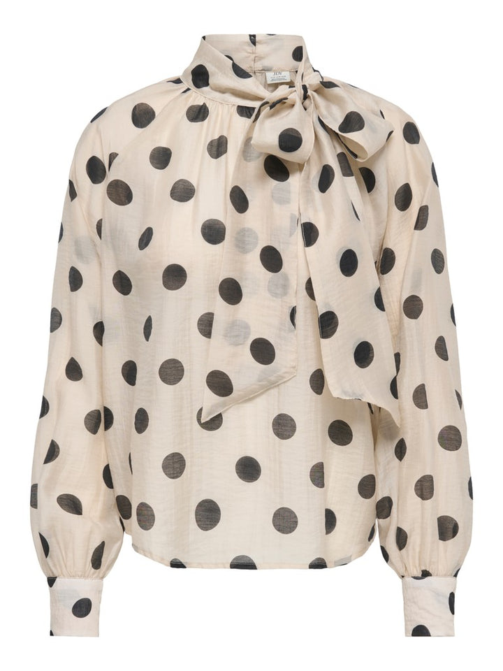 Jdyfay L/s Top Wvn - Zand Dessin