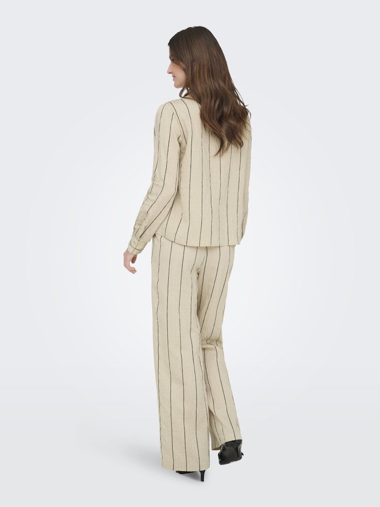 Jdyava L/s Fold Up Shirt Wvn - Zand Dessin