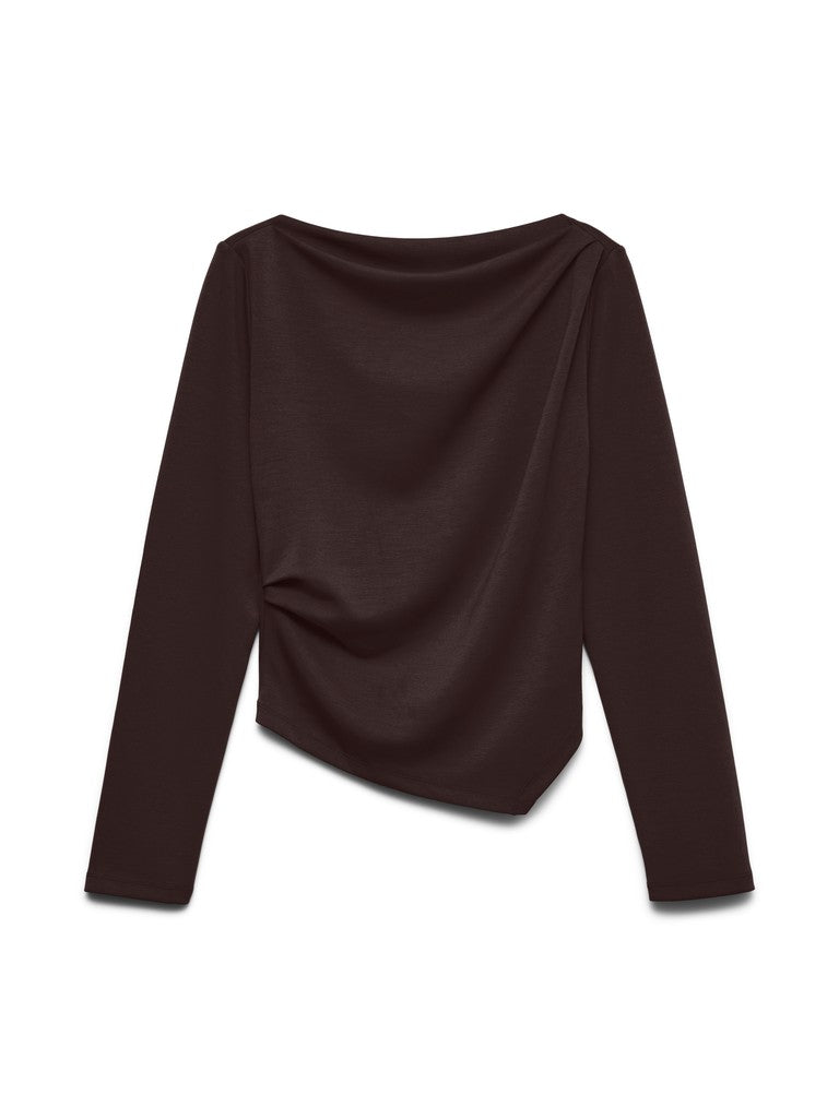 Vmmille Ls Boatneck Short Top Jrs Noos - Bruin