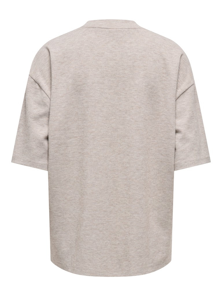 Jdyvita Life S/s O Neck Top Jrs Dia - Grijs Melee