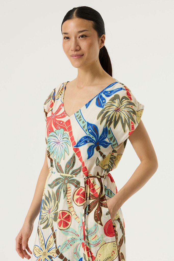 R260280 Ladies Dress - Ecru Dessin