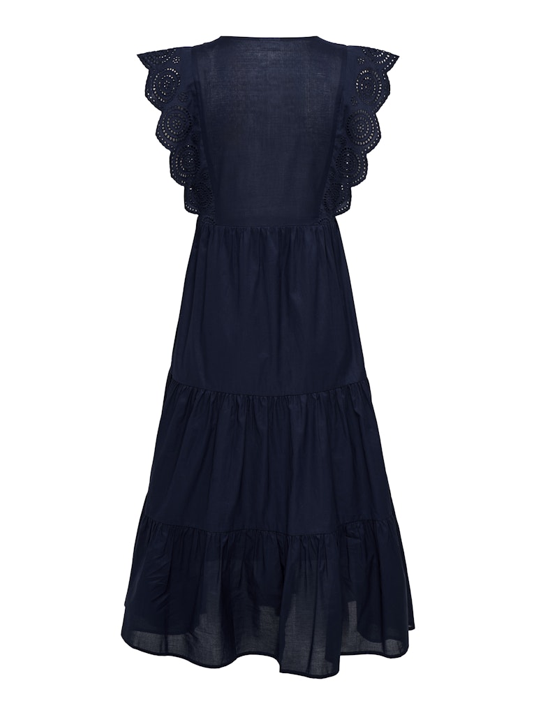 Jdysara S/l Lace Dress Wvn - Navy