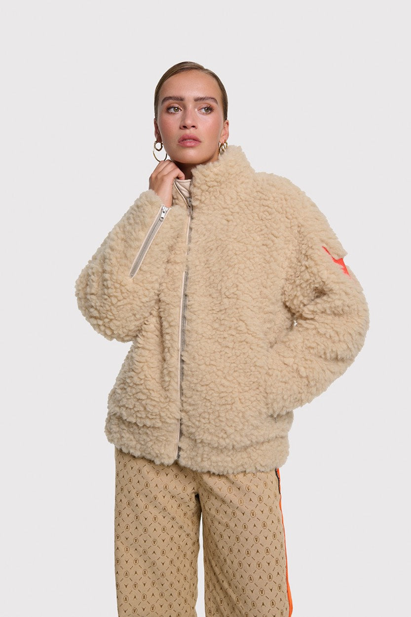 Teddy Coat - Zand