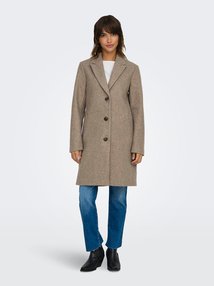 Jdyecho Life Coat Otw Noos - Zand Dessin