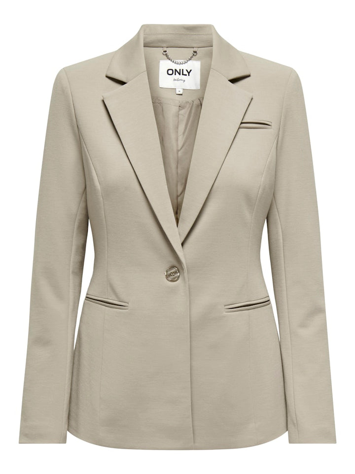 Onlpeach L/s Fit Blazer Tlr Noos - Beige