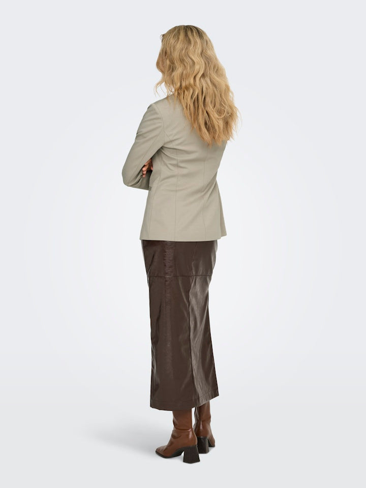 Onlpeach L/s Fit Blazer Tlr Noos - Beige