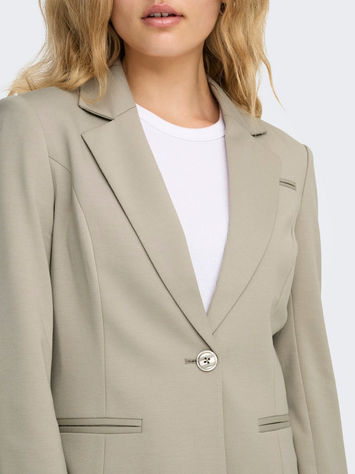 Onlpeach L/s Fit Blazer Tlr Noos - Beige