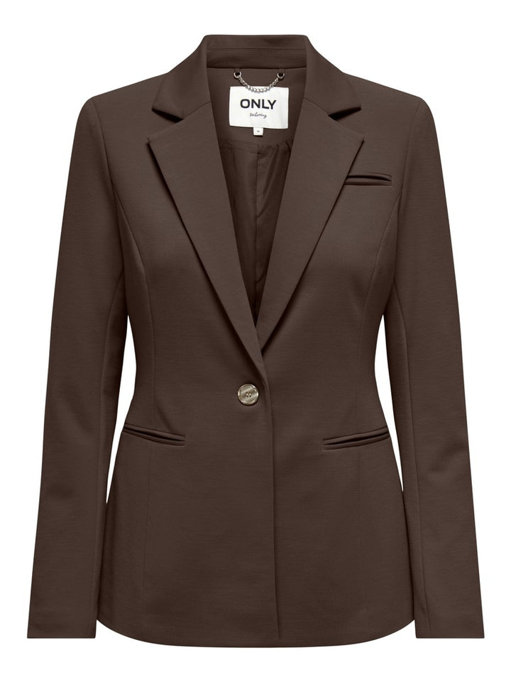 Onlpeach L/s Fit Blazer Tlr Noos - Bruin