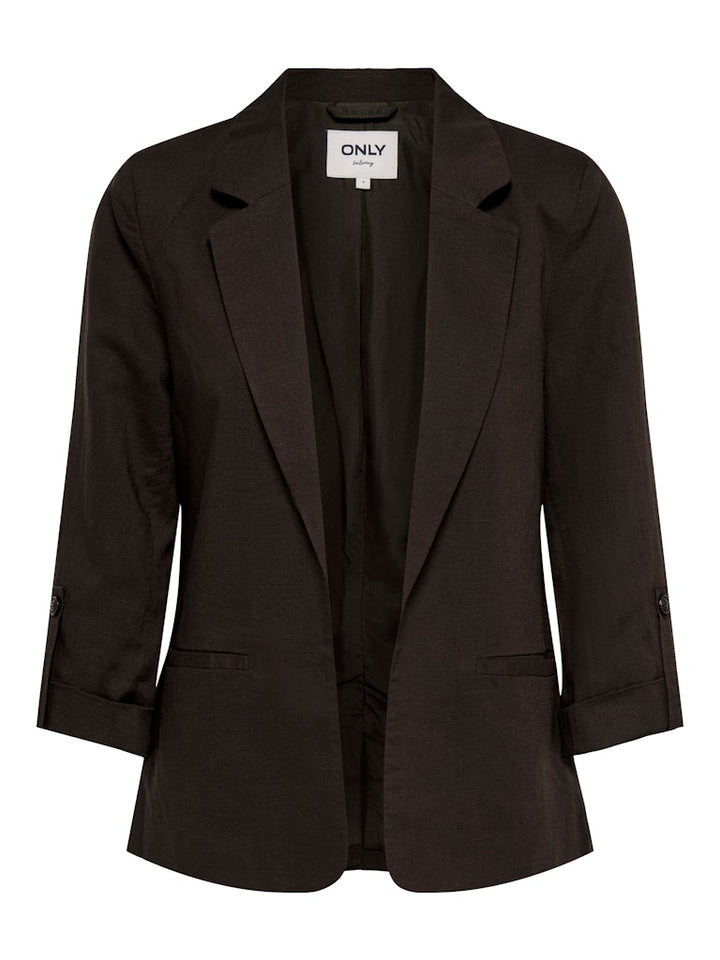 Onlcaro-isola 3/4 Unlined Blazer Tlr - Bruin