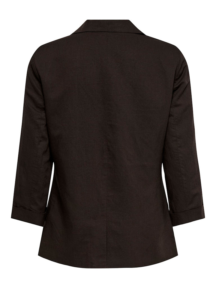 Onlcaro-isola 3/4 Unlined Blazer Tlr - Bruin