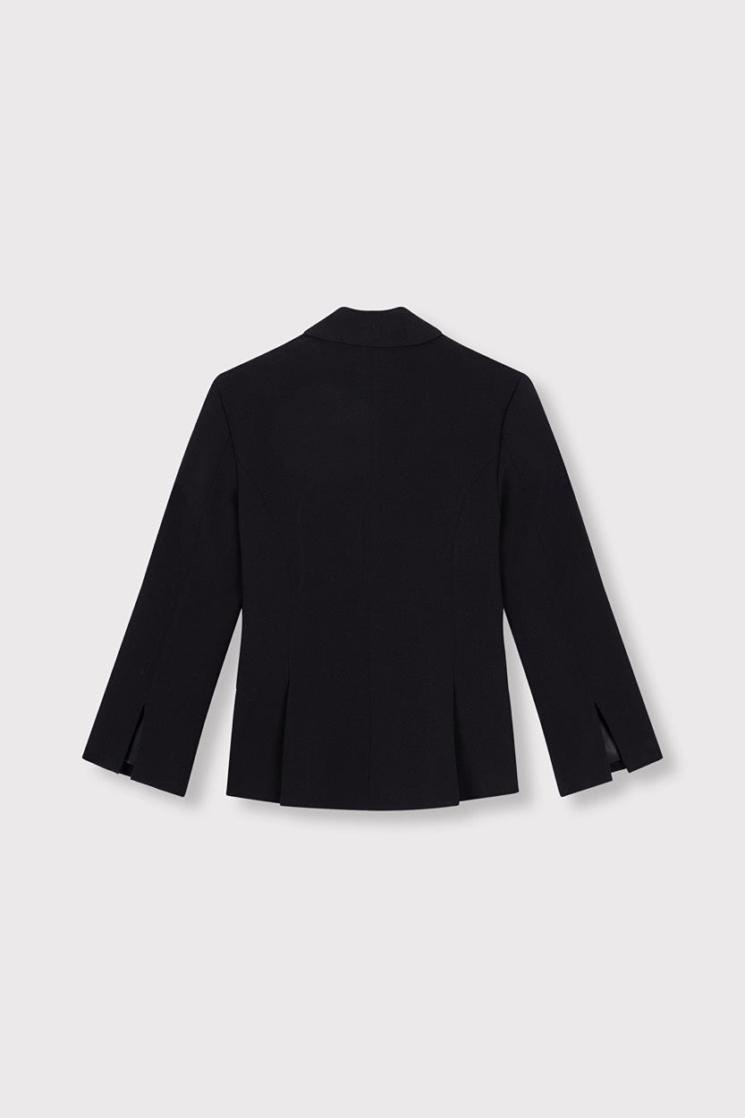 Fitted Blazer - Zwart