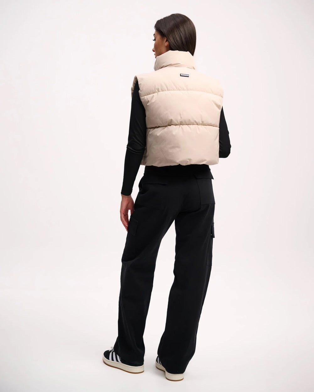 Cropped Bodywarmer - Beige