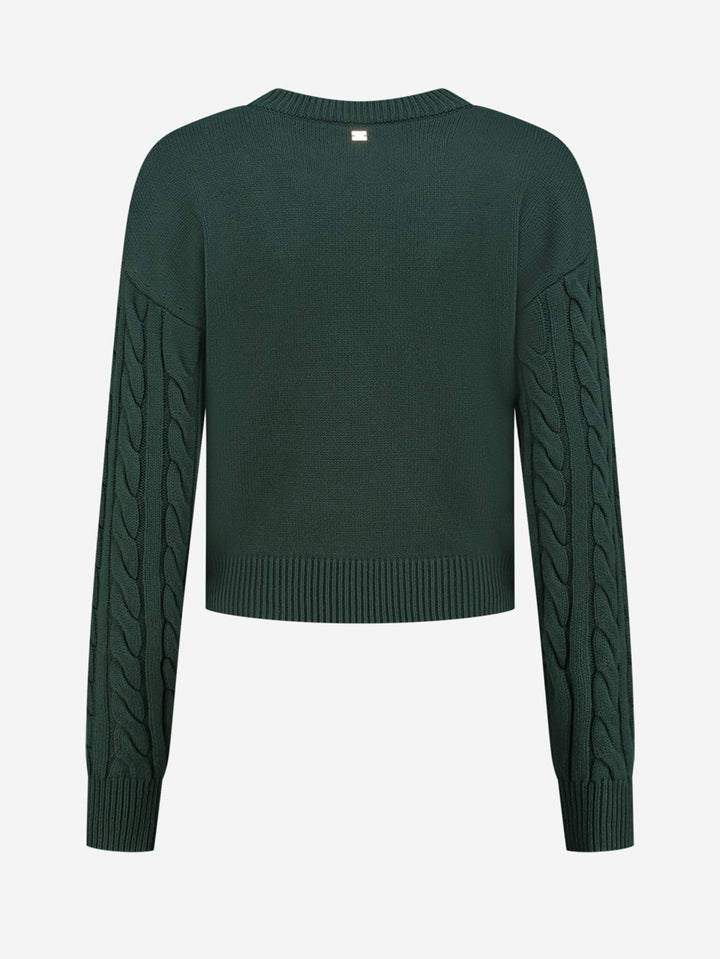 Tally Sweater - Donkergroen