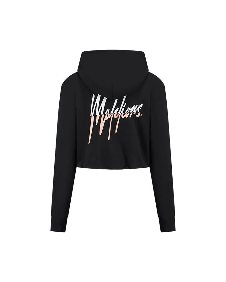 Kiki Crop Hoodie - Zwart