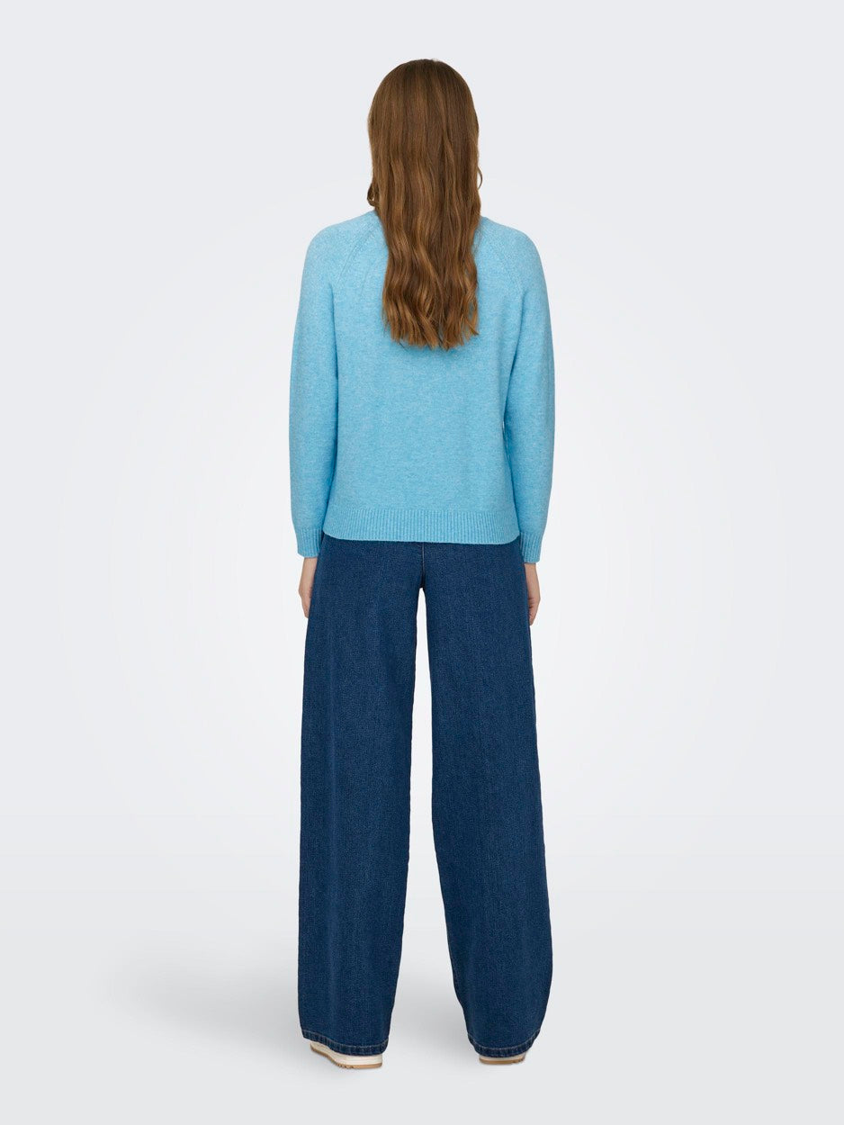 Onllesly Kings L/s Pullover Knt Noo - Lichtblauw