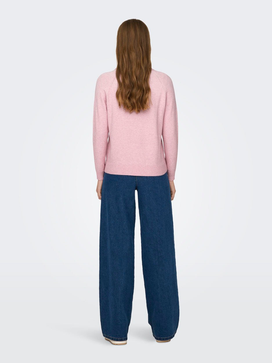 Onllesly Kings L/s Pullover Knt Noo - Licht Roze