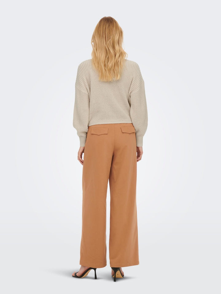 Onlcarol Nice Ls Cardigan - Beige