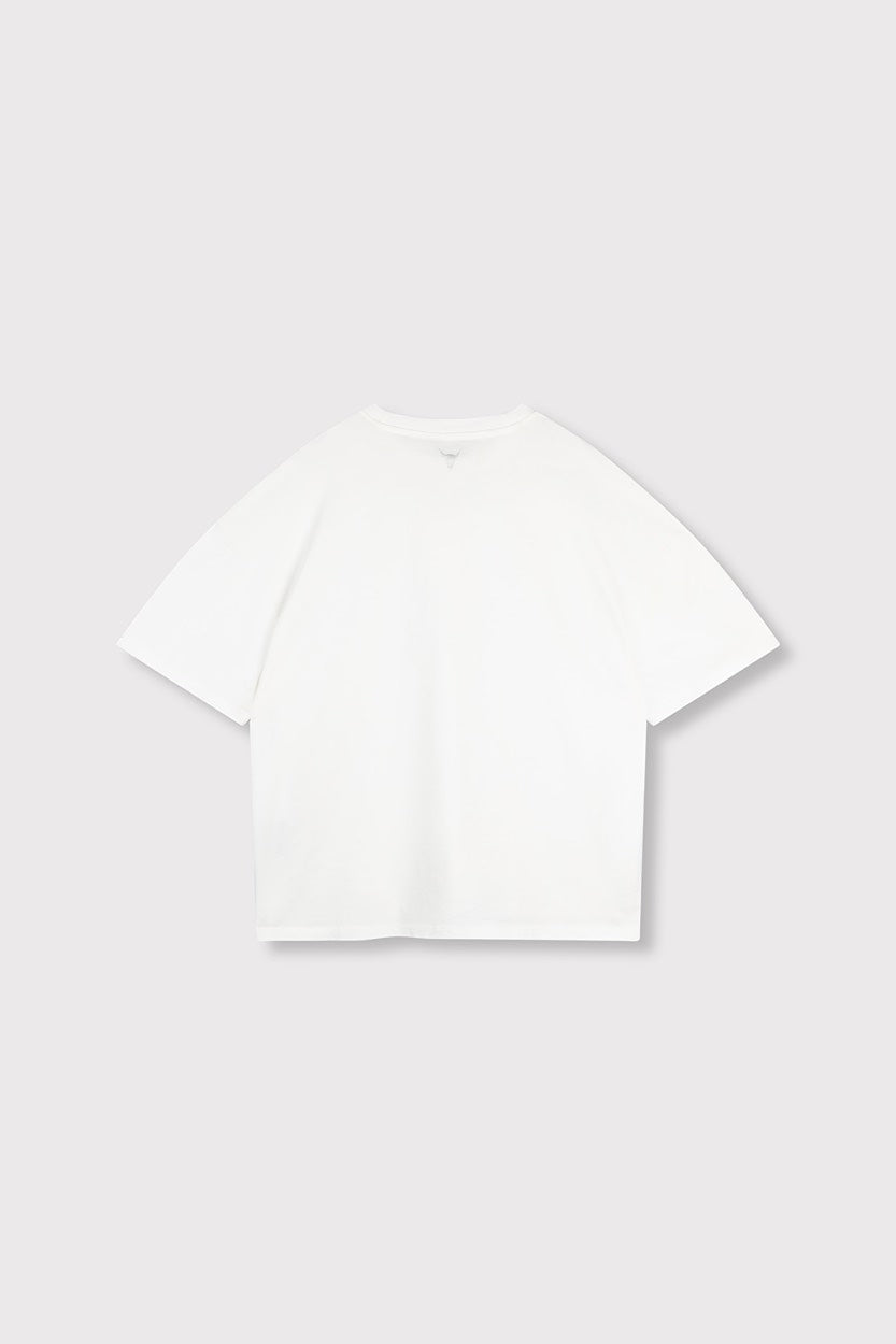 Knitted Alix Strass T-shirt - Off-white