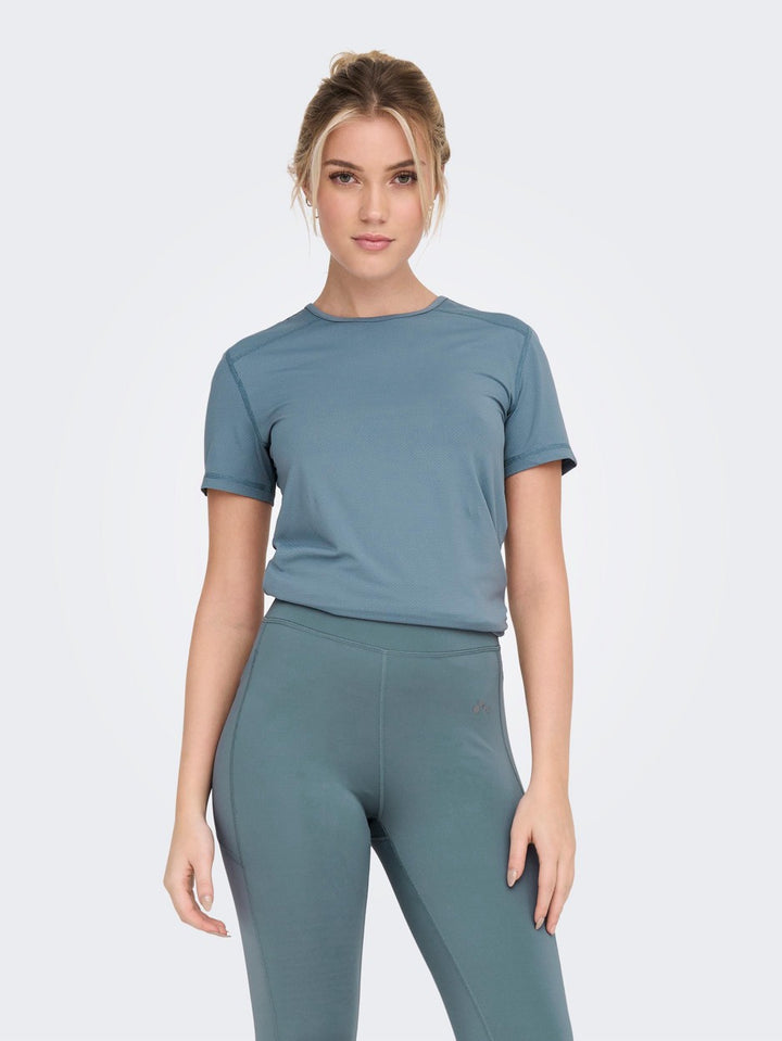 Onpmila Ss Train Tee Noos - Blauw Melee