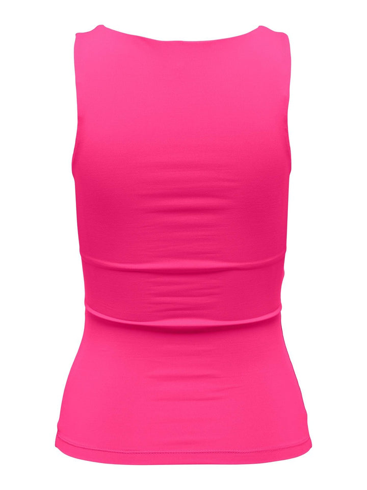 Onlea S/l 2-ways Fit Top Jrs Noos - Fuchsia
